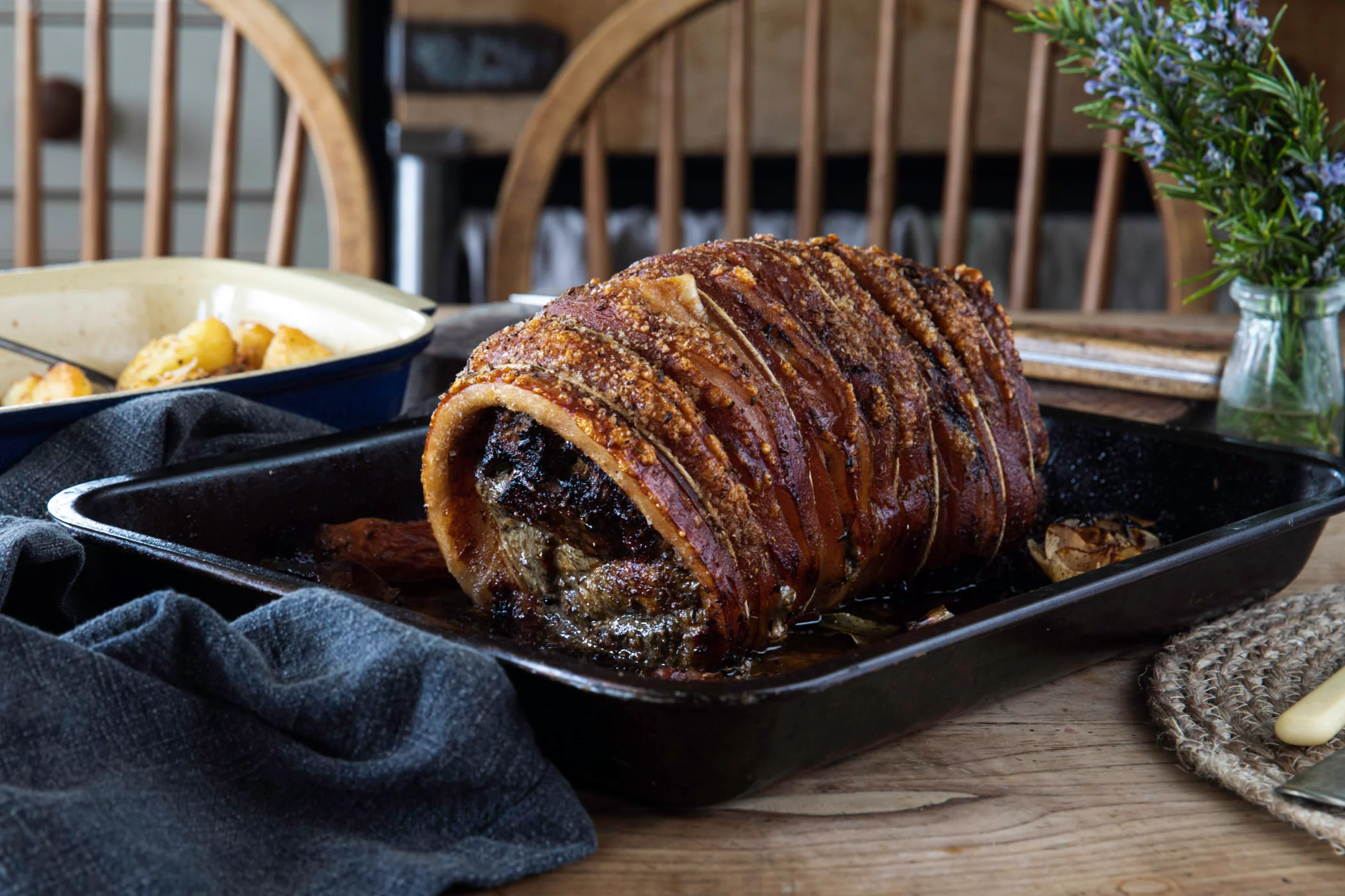 Pork Shoulder Joint, Boneless & Rolled - Image 4