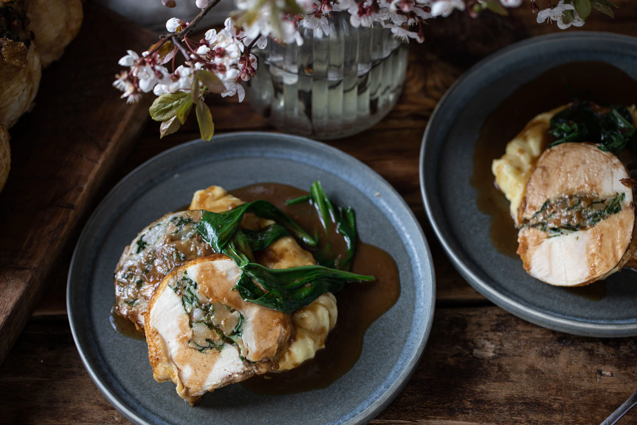 Rolled Chicken with Wild Garlic Stuffing - Image 5