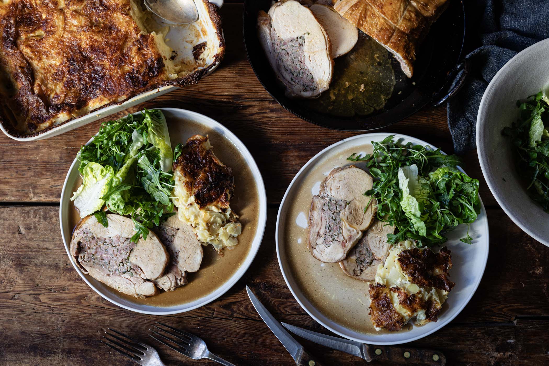 Rolled Cockerel with Wild Garlic Stuffing - Image 4