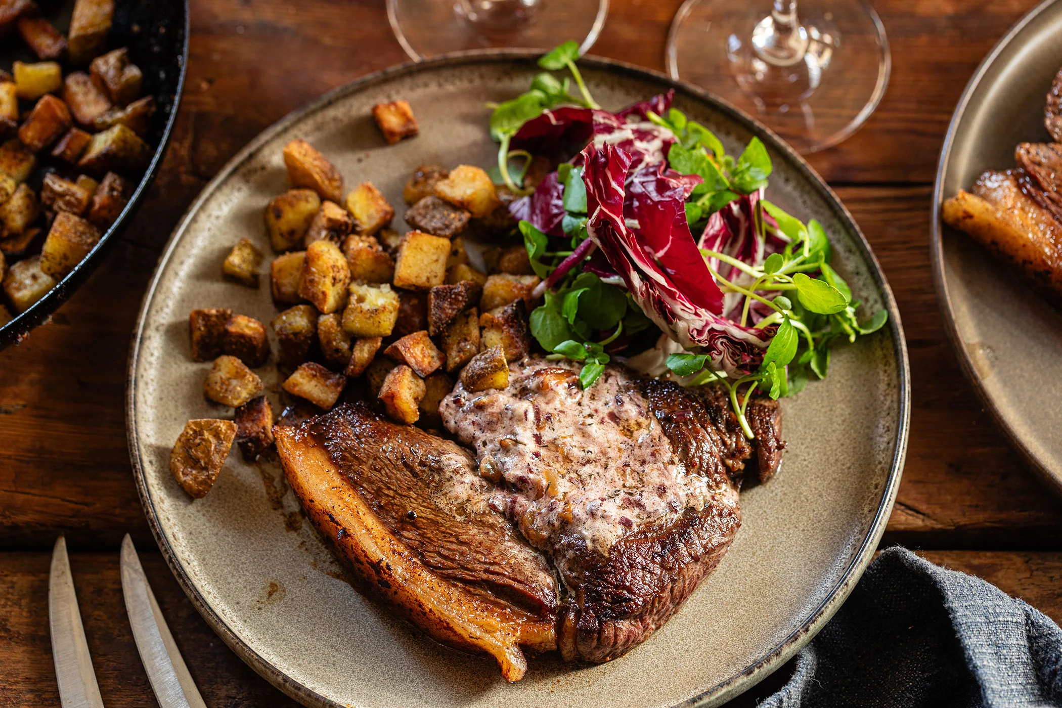 Rump Steak with Bordelaise Butter - Image 3