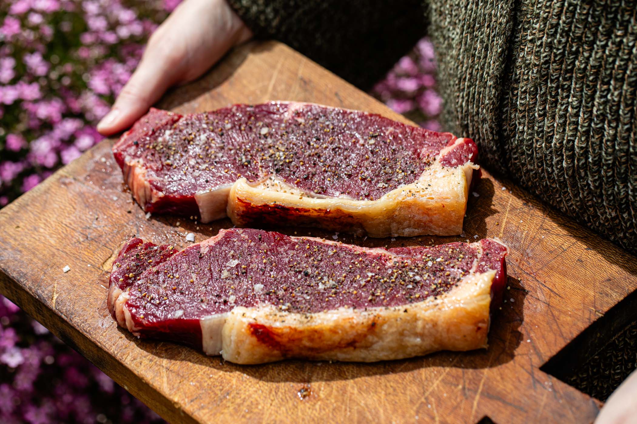 Sirloin Steak with Smoked Bone Marrow Butter - Image 4