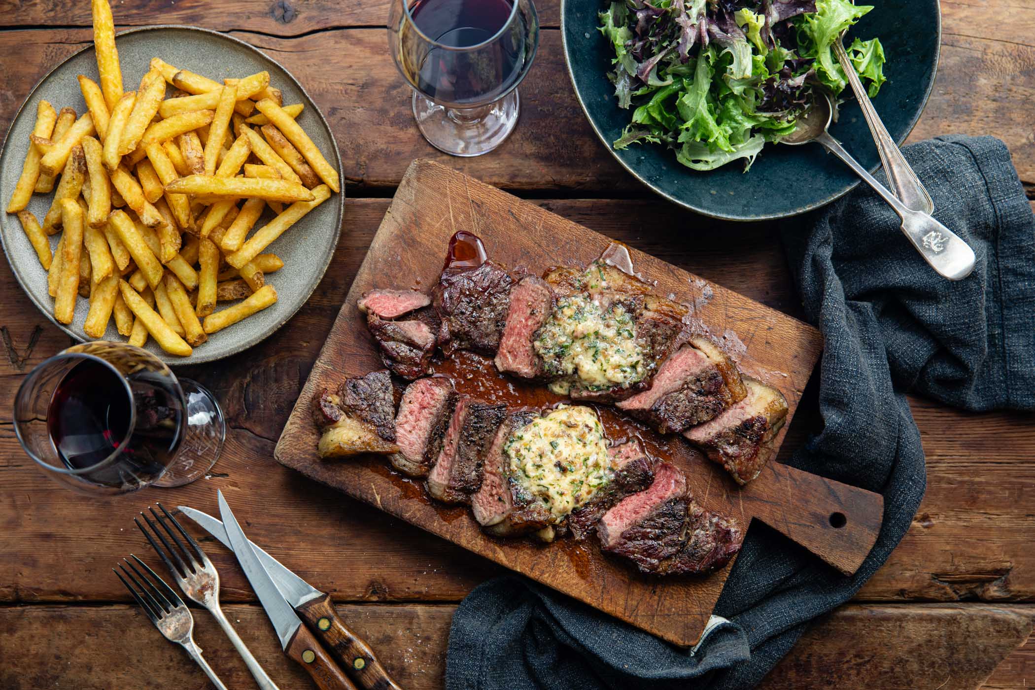 Sirloin Steak with Smoked Bone Marrow Butter - Image 6