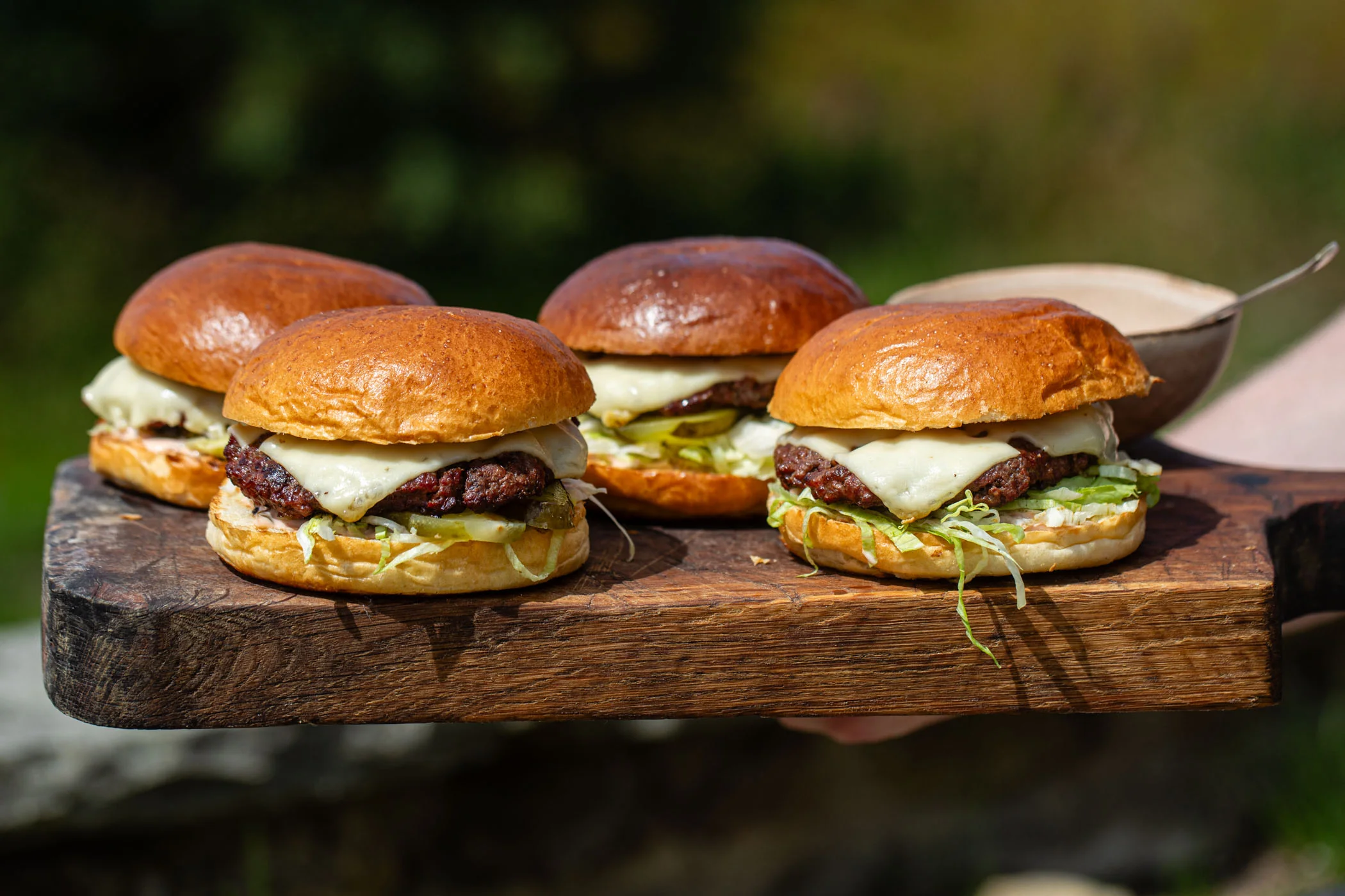x SLAP & PICKLE Smoked Lardo Steak Burgers - Image 5
